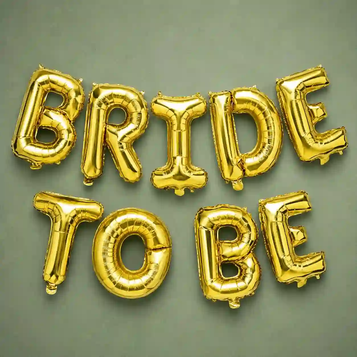 Golden Bride To Be Foil Balloon
